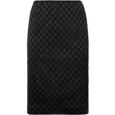 Gucci Skirts Gucci GG silk duchesse midi skirt black