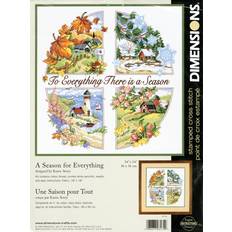 Arts & Crafts A Season For Everything Stamped Cross Stitch Kit