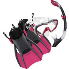 Aqua Lung Sport Women's Bonita Snorkeling Set, Medium, Raspberry