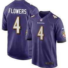 NFL Game Jerseys Nike Zay Flowers Baltimore Ravens 2023 NFL Draft First Round Pick Game Jersey