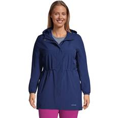 Lands' End Women Rain Jackets & Rain Coats Lands' End Women Petite Waterproof Hooded Packable Raincoat