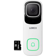 Lorex 4K Camera Doorbell with pre-Installed 32GB MicroSD White