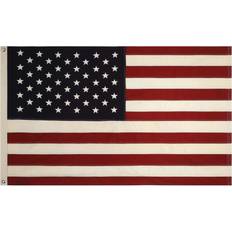 Flags Storied Home 3' USA Flag Cotton with Grommets White/Blue