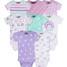 M Bodysuits Children's Clothing Onesies Brand Baby Girl Short Sleeve Onesies Bodysuits 8-Pack Sizes Newborn-12M