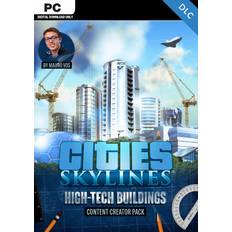 Spilltillegg - Strategi PC-spill Cities: Skylines - Content Creator Pack - High-Tech Buildings (PC)
