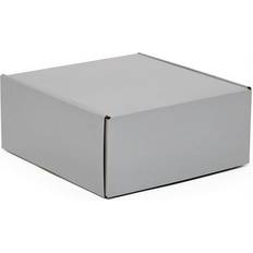Silver Corrugated Boxes 50ea 12 X 12 X 4 Silver Corrugated Tuck Top Box by Paper Mart
