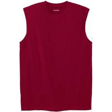KingSize Women T-shirts & Tank Tops KingSize Plus Women's Shrink-Less Lightweight Muscle T-Shirt in Rich Burgundy 3XL