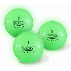 Izzo Golf Izzo Lite4Nite Golf Balls, Men's, White/Green White/Green
