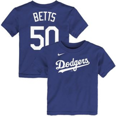Tops Nike Toddler Los Angeles Dodgers Mookie Betts #50 Dodger Blue T-Shirt, Boys' 3T