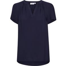 Saint Tropez Bekleidung Saint Tropez BrittaSZ Bluse Blau Größe für Damen