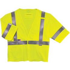 Work Vests on sale Ergodyne GloWear 8356FRHL Class FR Modacrylic Vest Lime, 22219