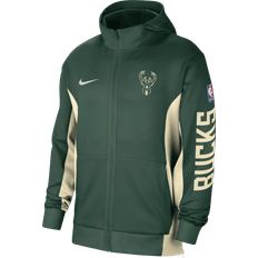 Nike Jackets & Sweaters Nike Milwaukee Bucks Showtime Men's Dri-FIT NBA Full-Zip Hoodie Green