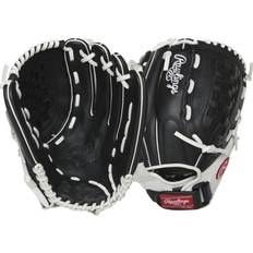 Rawlings Baseball Rawlings Shut Out 12.5" Basket Web Fastpitch Softball Glove Right Hand Throw Black/White