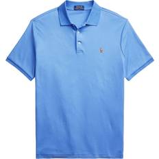 Polo Ralph Lauren Men Polo Shirts Polo Ralph Lauren Custom Slim Fit Soft Cotton Polo Shirt - Summer Blue