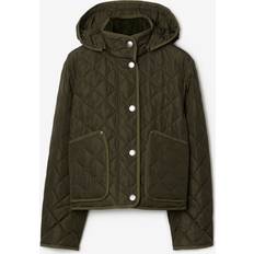 Burberry Winter Jackets - Women Burberry Cropped Quilted Nylon Jacket