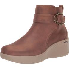 Skechers Damen Stiefel & Boots Skechers Women's PIER-LITE-Forever Chic Ankle Boot, Chocolate