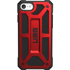 UAG Wallet Cases UAG URBAN ARMOR GEAR Designed for iPhone SE 2020 Case [4.7-inch Screen] Monarch [Crimson] Rugged Shockproof Military Drop Tested Protective Cover