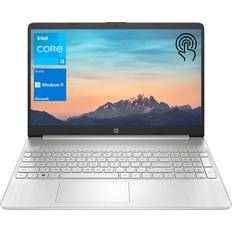 Windows 11 Home Laptops HP 15.6" HD Touchscreen, Intel Core i3-1115G4 Processor, 32GB RAM, 1TB PCIe SSD, Webcam, Type-C, HDMI, SD Card Reader, Wi-Fi, Windows 11 Home, Silver