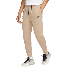 Fleece Hosen & Shorts Nike Sportswear Tech Fleece Joggers Men's - Khaki/Black