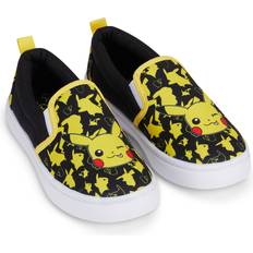 Pokemon Pikachu Boys Shoes Canvas Slip On Sneakers Black –