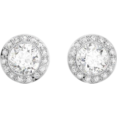 Swarovski Angelic Stud Earrings - Silver/Transparent