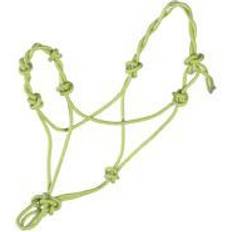 Horse Halters on sale Basic Twisted Rope Halter Lime Horse Average 800-1100lbs