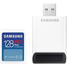 Samsung PRO Plus SDXC Class 10 UHS-I U3 V30 180/130MB/s 128GB + USB adaptér