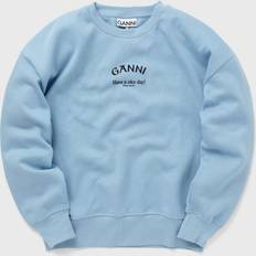 Ganni Oberteile Ganni Isoli Oversized Sweatshirt women Sweatshirts blue in Größe:XXS/XS