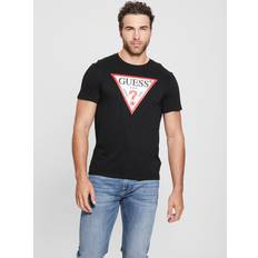 Guess Tops Guess Classic Logo Icon Tee Black