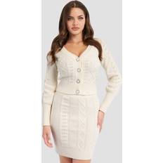 Guess Cardigans Guess Eco Brielle Cardigan Sweater White