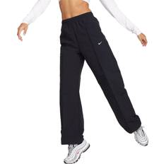 Wasserabweisend Hosen & Shorts Nike Women's Sportswear Everything Wovens Mid Rise Open Hem Pants - Black/White
