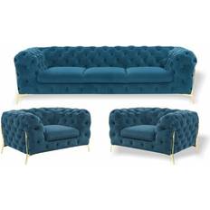 JVMoebel Chesterfield couch polster sitz garnitur 3+2+1 Sofa