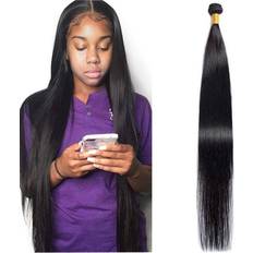 Stick Hair Extensions Remy Human Hair 1 Bundle 32 Long Straight 12A Virgin Remy Virgin Straight