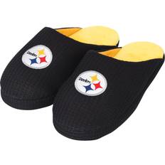 Stahl Pantoffeln & Hausschuhe Pittsburgh Steelers Big Logo Waffle Slipper – Herren