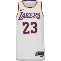 Sports Fan Apparel Nike LeBron James Los Angeles Lakers Spielertrikot Herren weiß