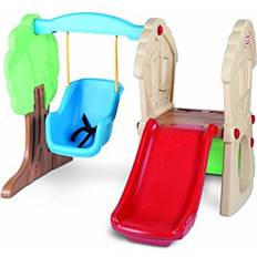 Little Tikes Toys Little Tikes Hide & Seek Climber and Swing, Indoor Outdoor with Slide Easy Set Up Toddler Playset, 53.50''L x 52.00''W x 41.00''H