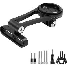 Bike Accessories Thinvik Out-Front Extended Bike Computer Mount for Wahoo,Adjustable Angle Gopro Combo Mount for Wahoo Mini Wahoo Elemnt & Elemnt Bolt,Elemnt Roam GPS Bike Computer CNC Aluminum Alloy