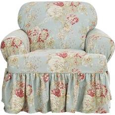 Loose Armchair Covers Waverly Ballad Blue, Red (109.2x101.6cm)