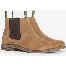 Barbour Chelsea Boots Barbour Farsley Suede Chelsea Boots Brown, Brown, 10, Men Brown