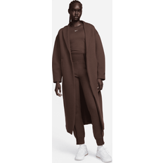 Clothing Nike Women's Sportswear Tech Fleece Oversized Duster Jacket in Brown, FQ2602-237