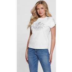 Guess Tops Guess Royal Fringe Top White