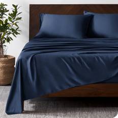 Bamboo Bed Sheets Bare Home Rayon Bamboo Luxury Queen Bed Sheet Blue