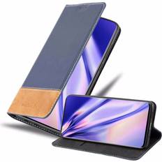 Samsung Galaxy S20 Ultra Klapphüllen Cadorabo Book X-Wallet Cover Galaxy S20 Ultra Smartphone Hülle, Blau, Braun
