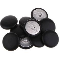 Faux Leather Covered Upholstery Buttons for Sewing & Crafts 25mm Round Pack of 10