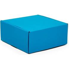 Blue Corrugated Boxes 10ea 12 X 9 X 4 Blue Corrugated Tuck Top Box-Pkg by Paper Mart