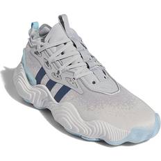 Adidas Basketball Shoes adidas Mens Trae Young Mens Basketball Shoes Grey/Blue/Grey