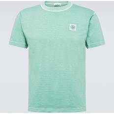 Tops Stone Island Green Patch T-Shirt