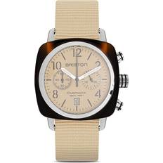 Uhren Briston Watches Clubmaster Classic 40mm Acetate/Edelstahl/Textil Einheitsgröße Nude