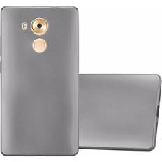 Handyzubehör Cadorabo TPU Matt Metallic Cover Huawei Mate 8 Smartphone Hülle, Grau