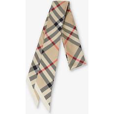 Scarfs Burberry Check motif silk foulard BEIGE